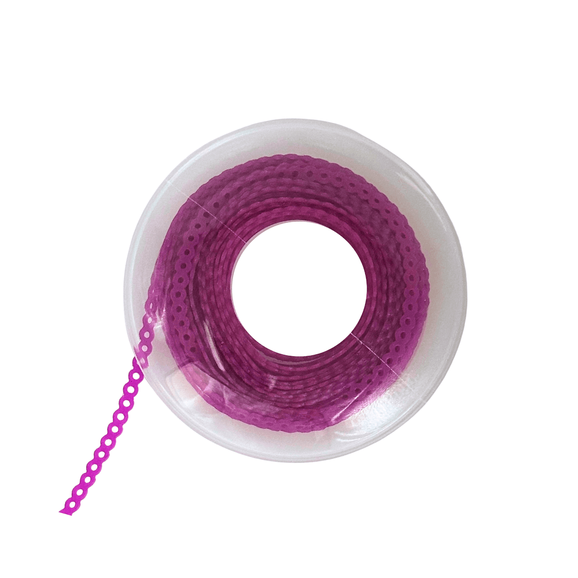 Ortho Shop 15ft Elastomeric Power Chain, Continuous, Berry, 1/Pk - Ortho Shop 15ft Elastomeric Power Chain, Continuous, Berry, 1/Pk - Image 1