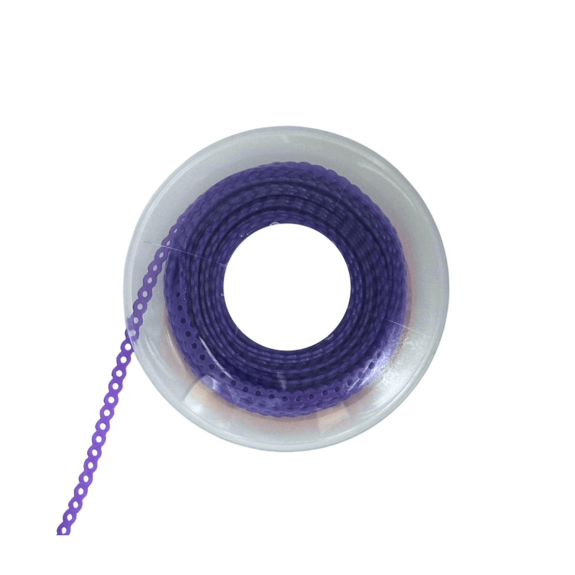 Ortho Shop 15ft Elastomeric Power Chain, Continuous, Dark Purple, 1/Pk - Ortho Shop 15ft Elastomeric Power Chain, Continuous, Dark Purple, 1/Pk - Image 1