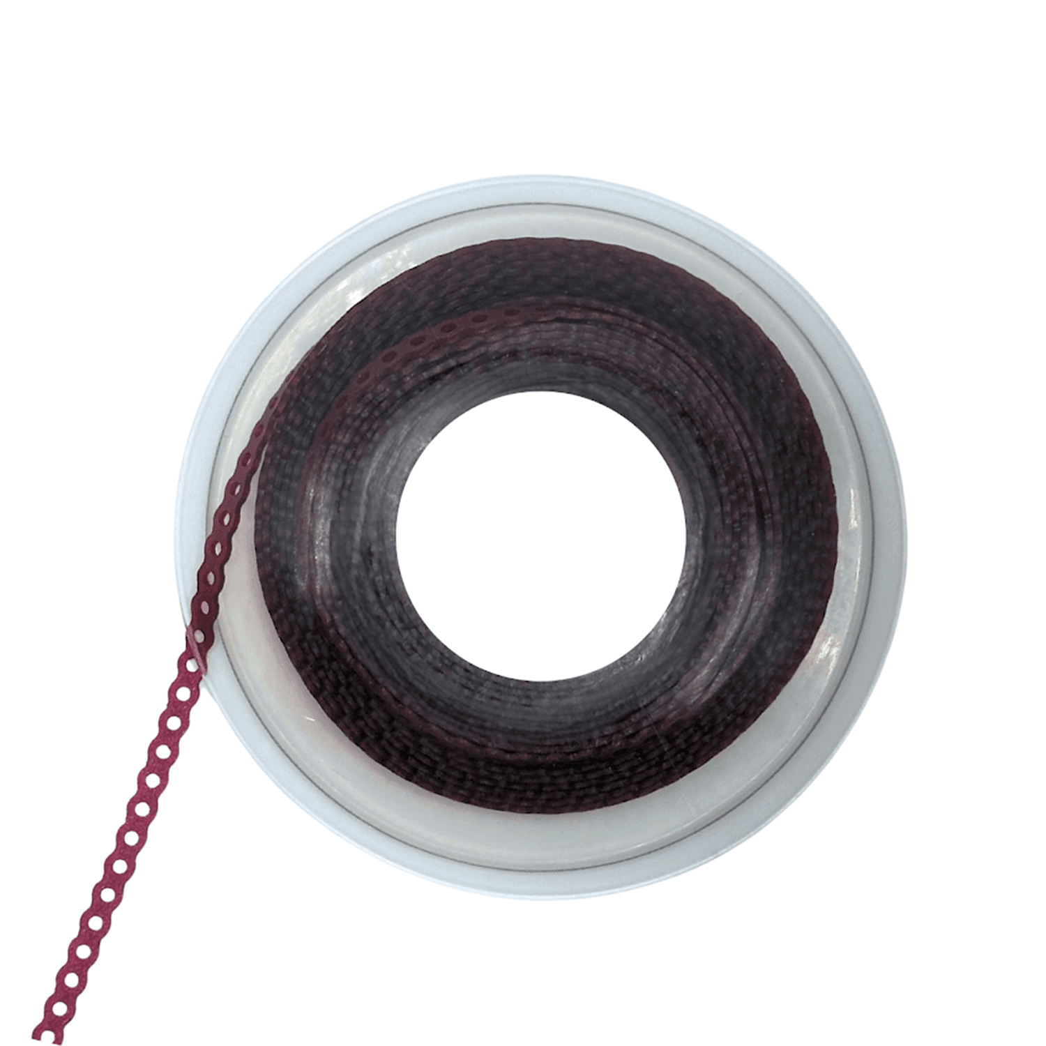 Ortho Shop 15ft Elastomeric Power Chain, Continuous, Metallic Burgundy, 1/Pk - Ortho Shop 15ft Elastomeric Power Chain, Continuous, Metallic Burgundy, 1/Pk - Image 1