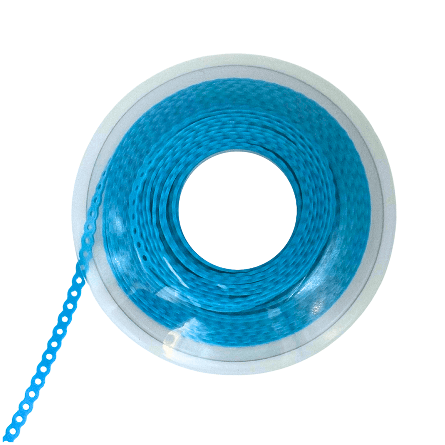 Ortho Shop 15ft Elastomeric Power Chain, Continuous, Teal, 1/Pk - Ortho Shop 15ft Elastomeric Power Chain, Continuous, Teal, 1/Pk - Image 1