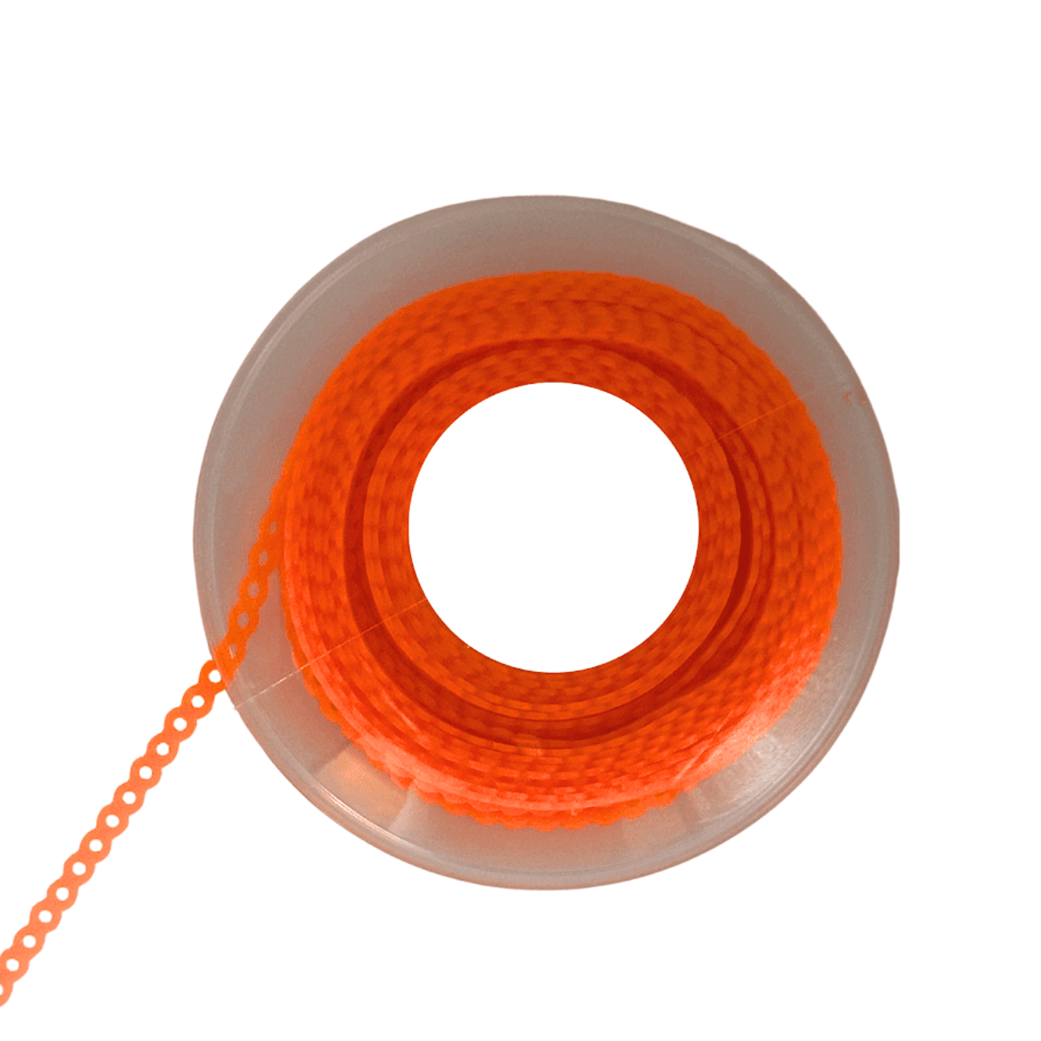 Ortho Shop 15ft Elastomeric Power Chain, Continuous, Neon Orange, 1/Pk - Ortho Shop 15ft Elastomeric Power Chain, Continuous, Neon Orange, 1/Pk - Image 1