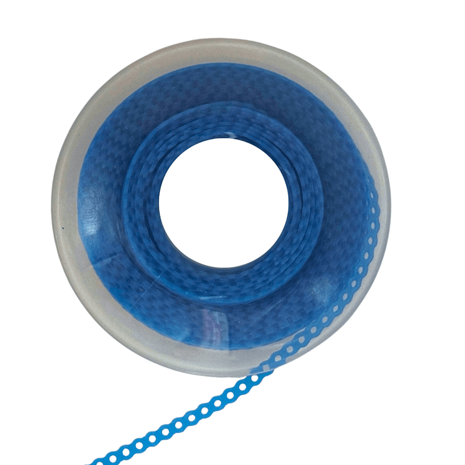 Ortho Shop 15ft Elastomeric Power Chain, Continuous, Metallic Ocean Blue, 1/Pk - Ortho Shop 15ft Elastomeric Power Chain, Continuous, Metallic Ocean Blue, 1/Pk - Image 1