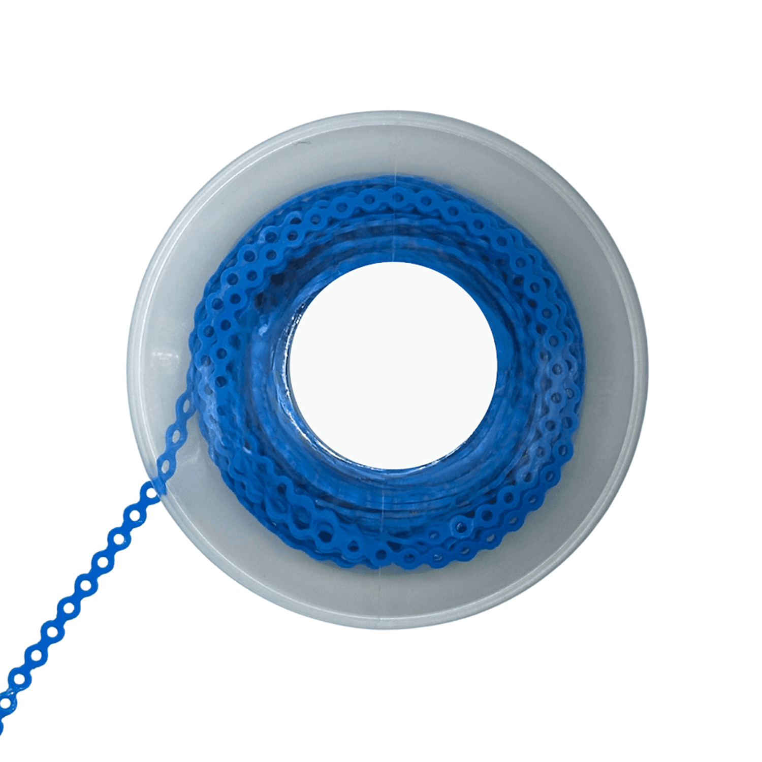 Ortho Shop 15ft Elastomeric Power Chain, Short, Ocean Blue, 1/Pk - Ortho Shop 15ft Elastomeric Power Chain, Short, Ocean Blue, 1/Pk - Image 1