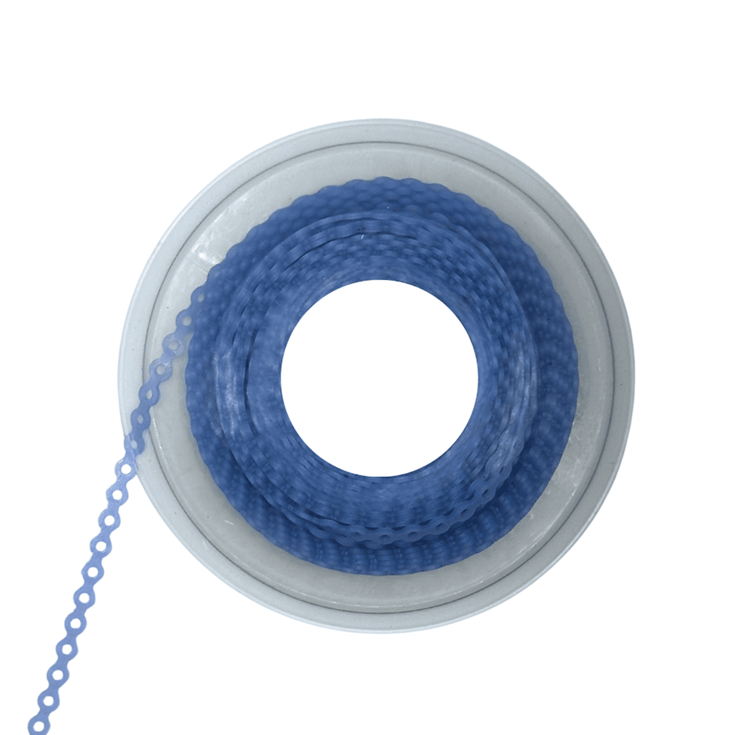 Ortho Shop Elastomeric Power Chain, Short, Light Blue Pearl, 15ft, 1/Pk - Ortho Shop 15ft Elastomeric Power Chain, Short, Light Blue Pearl, 1/Pk - Image 1