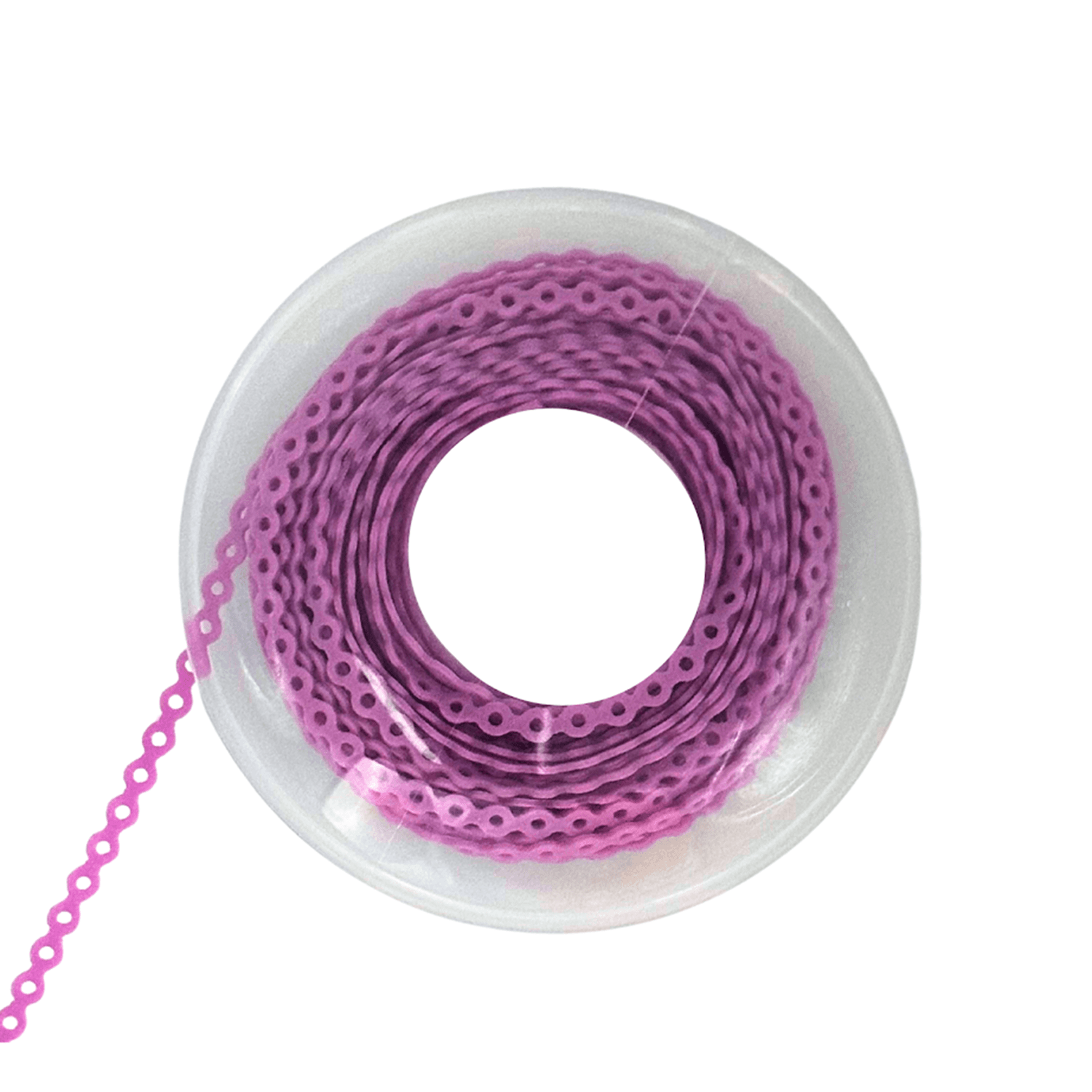 Ortho Shop 15ft Elastomeric Power Chain, Short, Lilac, 1/Pk - Ortho Shop 15ft Elastomeric Power Chain, Short, Lilac, 1/Pk - Image 1