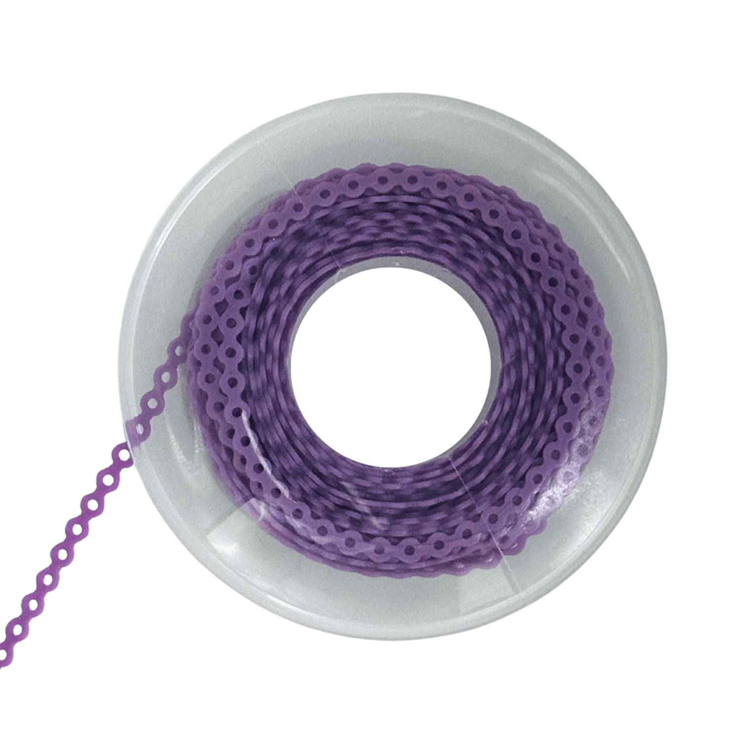 Ortho Shop 15ft Elastomeric Power Chain, Short, Violet, 1/Pk - Ortho Shop 15ft Elastomeric Power Chain, Short, Violet, 1/Pk - Image 1