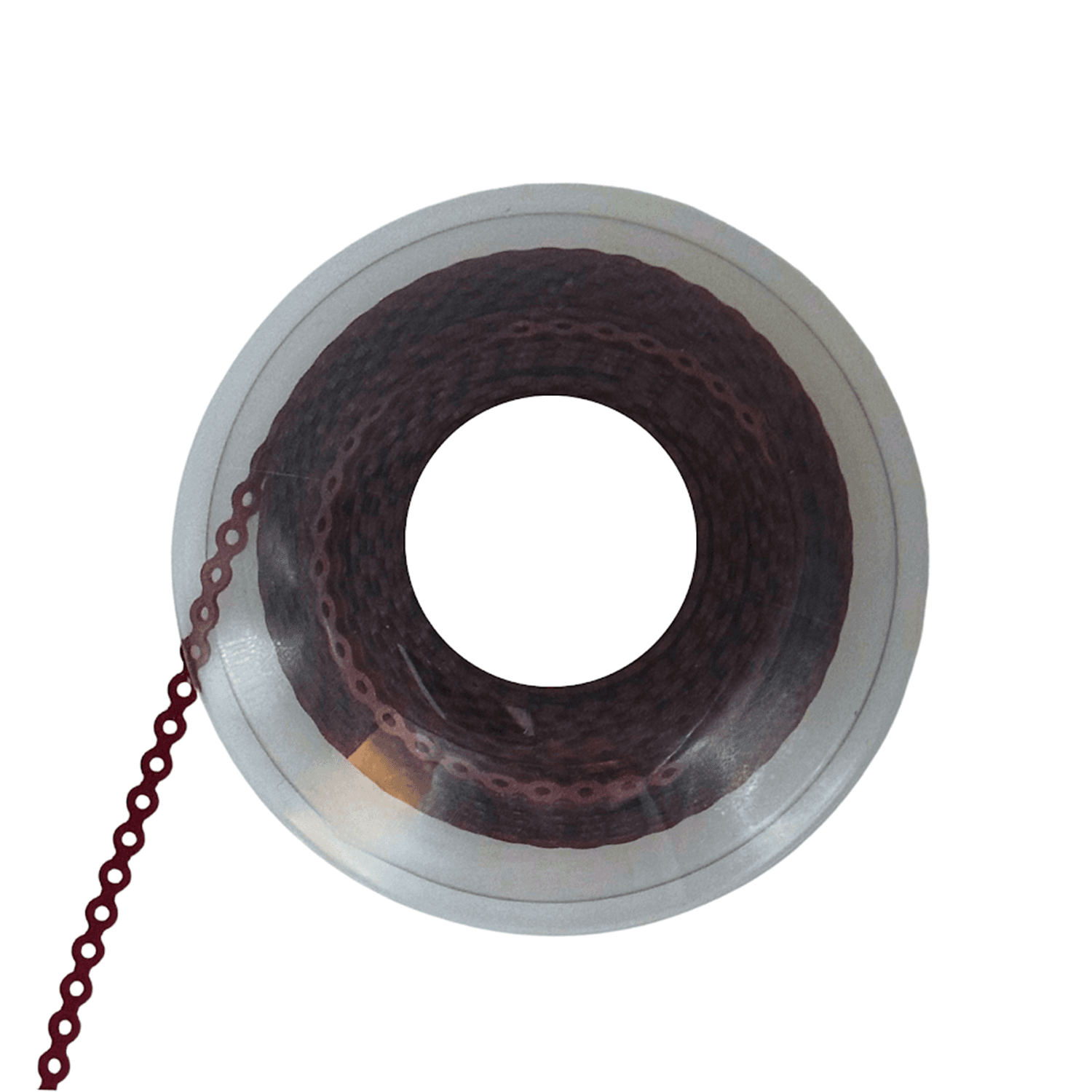 Ortho Shop 15ft Elastomeric Power Chain, Short, Metallic Burgundy, 1/Pk - Ortho Shop 15ft Elastomeric Power Chain, Short, Metallic Burgundy, 1/Pk - Image 1