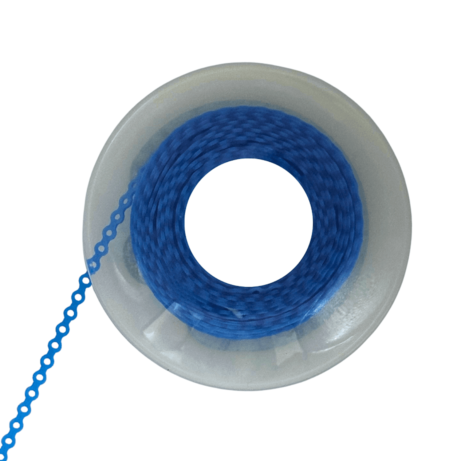 Ortho Shop 15ft Elastomeric Power Chain, Short, Metallic Ocean Blue, 1/Pk - Ortho Shop 15ft Elastomeric Power Chain, Short, Metallic Ocean Blue, 1/Pk - Image 1