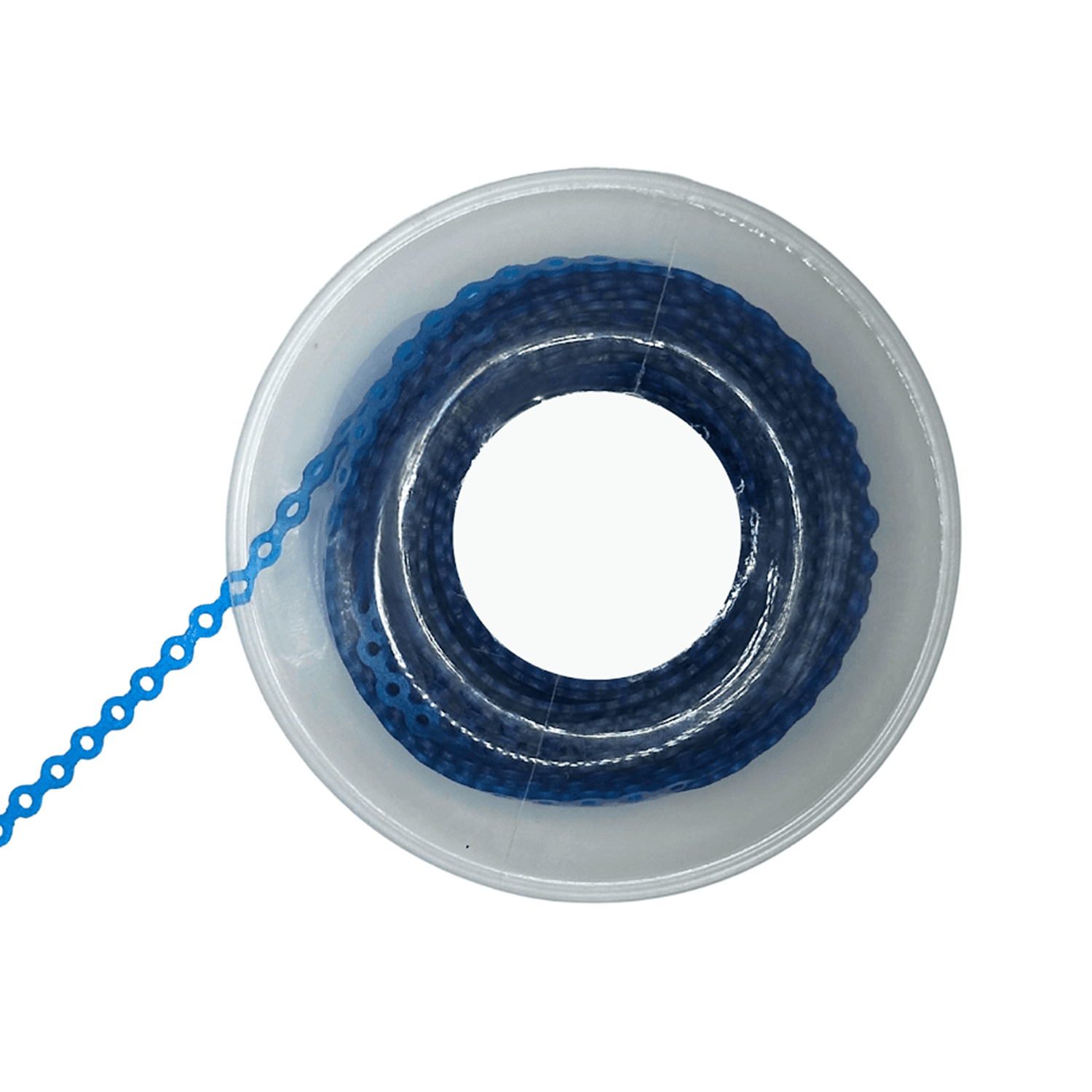 Ortho Shop 15ft Elastomeric Power Chain, Long, Metallic Blue, 1/Pk - Ortho Shop 15ft Elastomeric Power Chain, Long, Metallic Blue, 1/Pk - Image 1