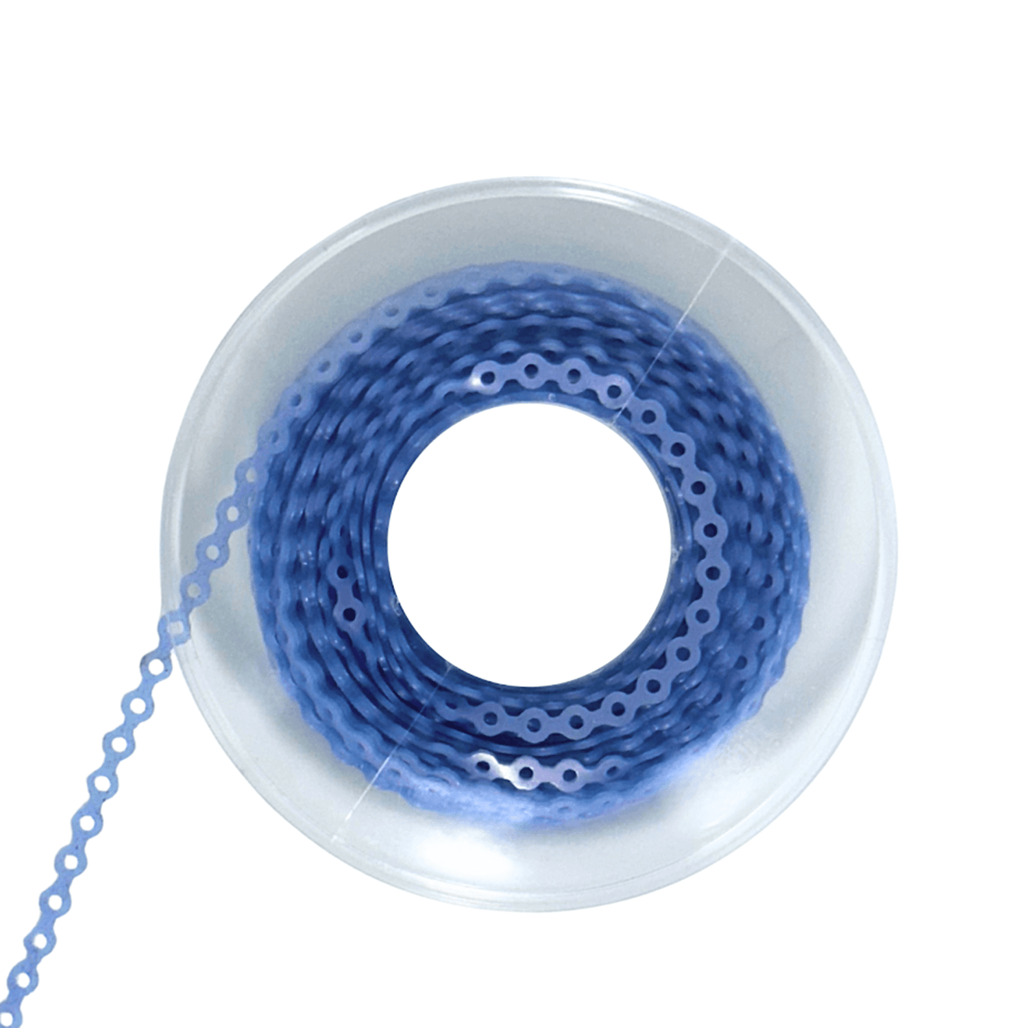 Ortho Shop 15ft Elastomeric Power Chain, Long, Light Blue Pearl, 1/Pk - Ortho Shop 15ft Elastomeric Power Chain, Long, Light Blue Pearl, 1/Pk - Image 1