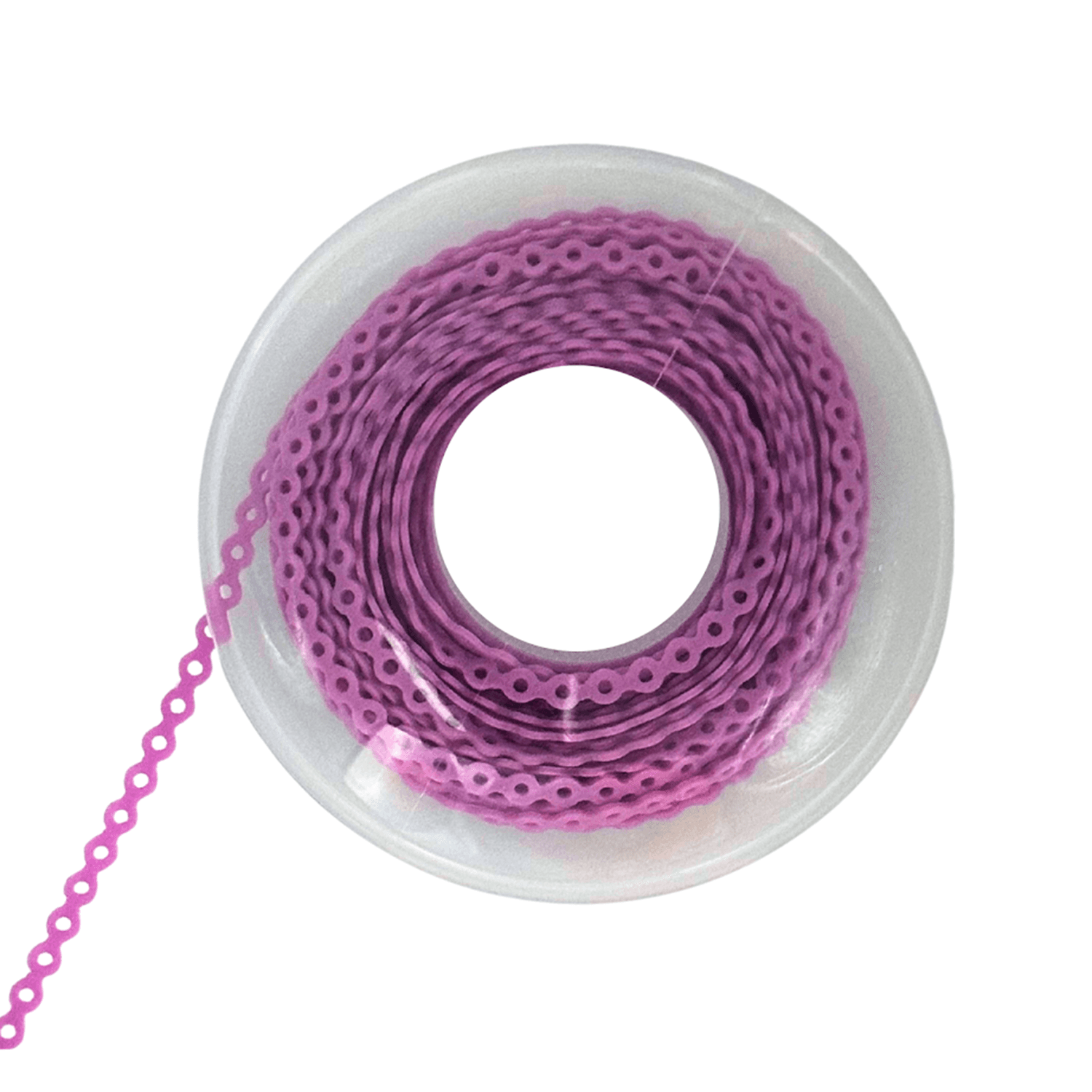 Ortho Shop 15ft Elastomeric Power Chain, Long, Lilac, 1/Pk - Ortho Shop 15ft Elastomeric Power Chain, Long, Lilac, 1/Pk - Image 1