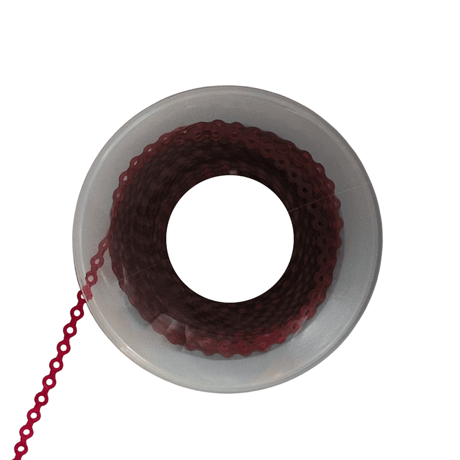 Ortho Shop 15ft Elastomeric Power Chain, Long, Metallic Burgundy, 1/Pk - Ortho Shop 15ft Elastomeric Power Chain, Long, Metallic Burgundy, 1/Pk - Image 1