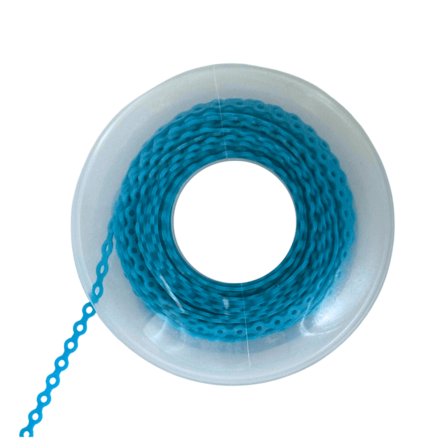 Ortho Shop 15ft Elastomeric Power Chain, Long, Teal, 1/Pk - Ortho Shop 15ft Elastomeric Power Chain, Long, Teal, 1/Pk - Image 1