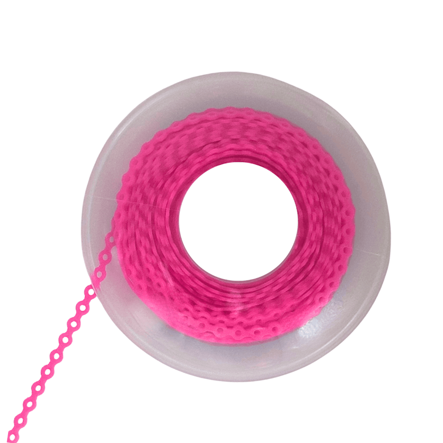 Ortho Shop 15ft Elastomeric Power Chain, Long, Hot Pink, 1/Pk - Ortho Shop 15ft Elastomeric Power Chain, Long, Hot Pink, 1/Pk - Image 1
