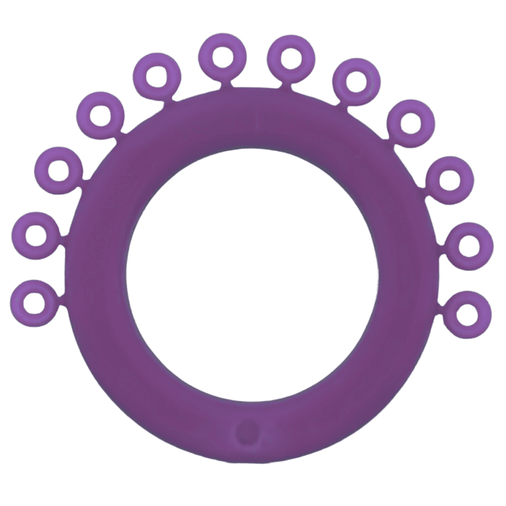Ortho Shop Mini Ring Ligature Ties, Light Purple, 1200/Pk - Ortho Shop Mini Ring Ligature Ties, Light Purple, 1200/Pk - Image 1