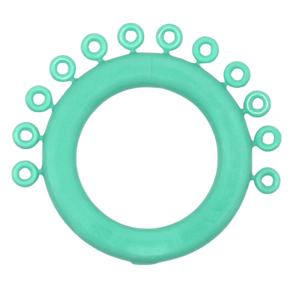 Ortho Shop Mini Ring Ligature Ties, Mint Green, 1200/Pk - Ortho Shop Mini Ring Ligature Ties, Mint Green, 1200/Pk - Image 1