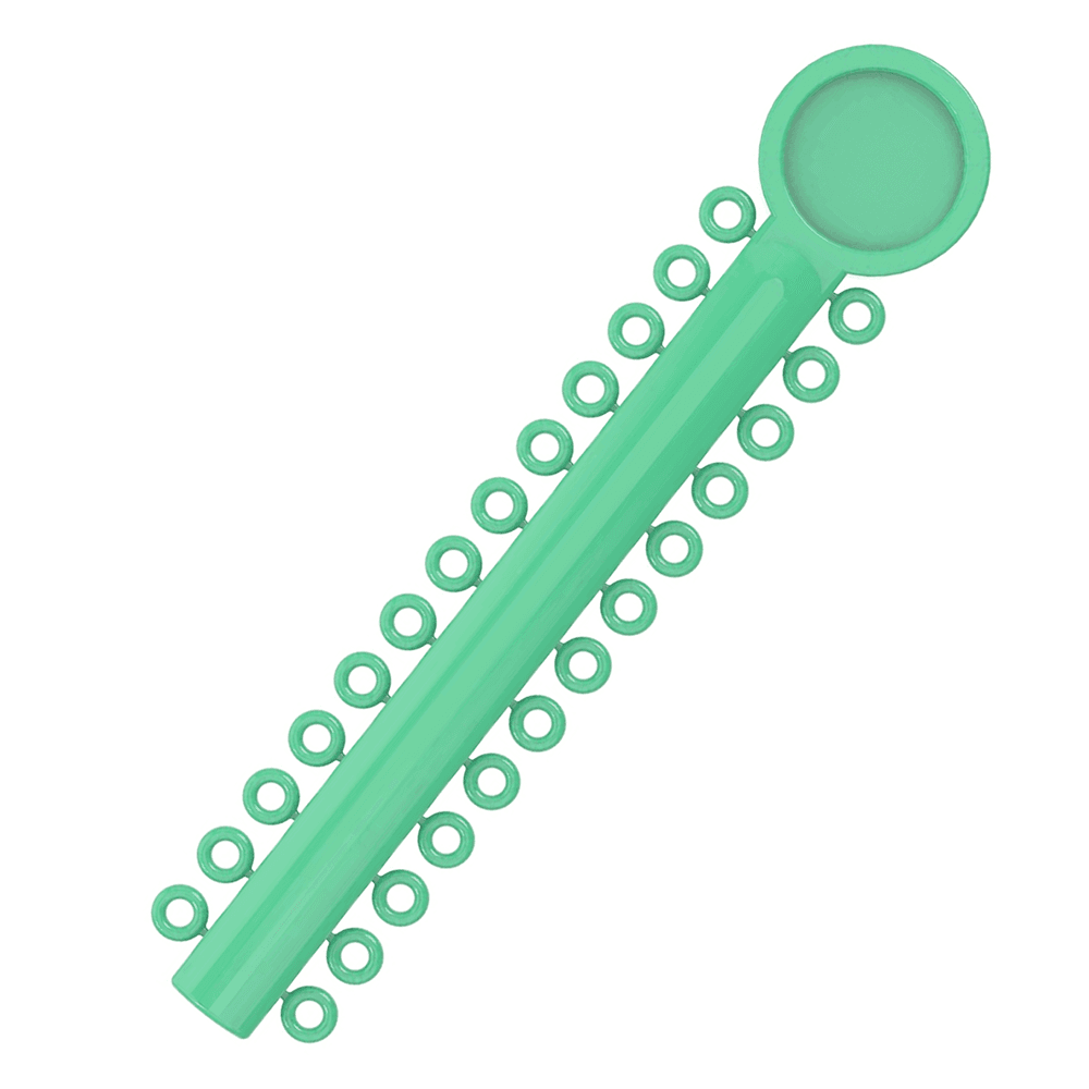 Ortho Shop Ligature Ties, Mint Green, Latex-Free, 1040/Pk - Ortho Shop Ligature Ties, Mint Green, 1040/Pk - Image 1