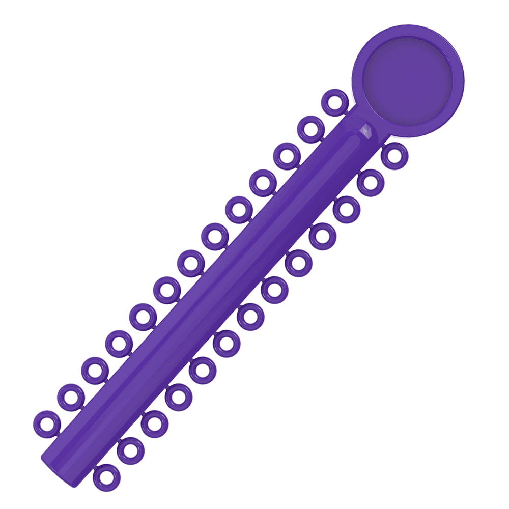 Ortho Shop Elastic Ligature Ties, Dark Purple, 1040/Pk - Ortho Shop Elastic Ligature Ties, Dark Purple, 1040/Pk - Image 1