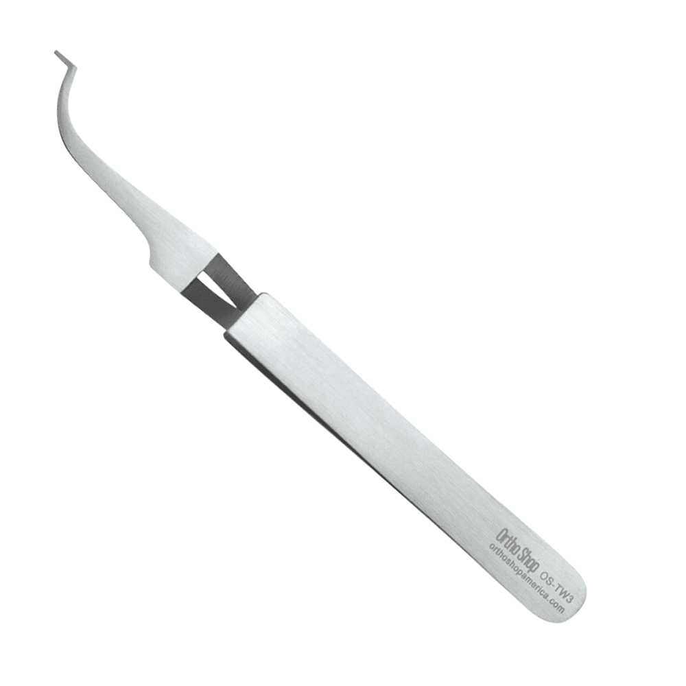 Ortho Shop Stainless Steel Keats Buccal Tube Tweezers, Reverse Action, 1/Pk - Ortho Shop Stainless Steel Keats Buccal Tube Tweezers, Reverse Action, 1/Pk - Image 1