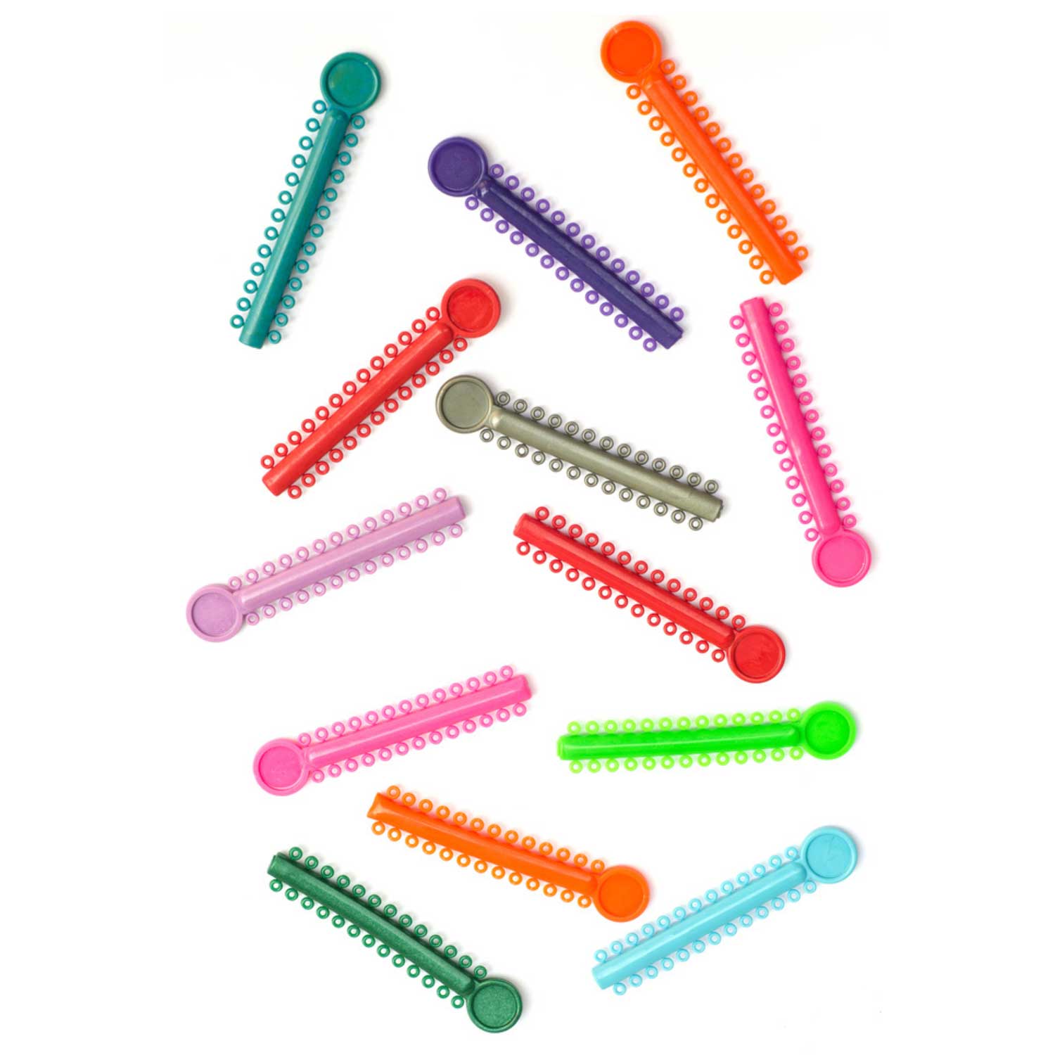 Ortho Shop Orthodontic Ligature Ties, 26 Ties/Stick, Assorted Colors, 1040/Pack - Ortho Shop Orthodontic Ligature Ties, 26 Ties/Stick, Assorted Colors, 1040/Pack - Image 1