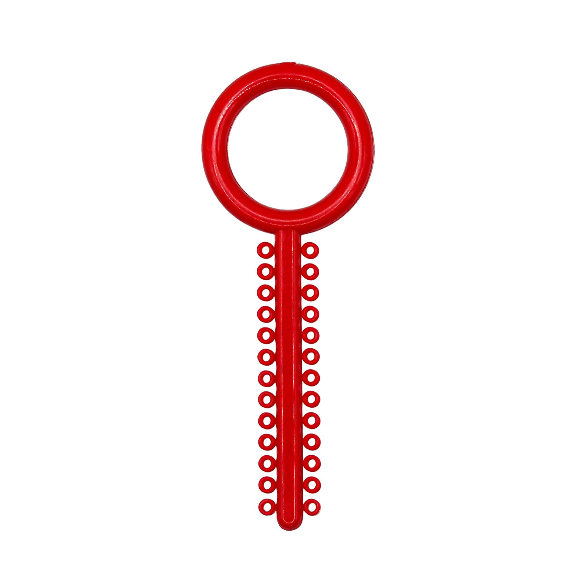 Ortho Shop .120" Diameter Elastic Ligature Ring Ties, Fire Red, 1040/Pk - Ortho Shop .120" Diameter Elastic Ligature Ring Ties, Fire Red, 1040/Pk - Image 1
