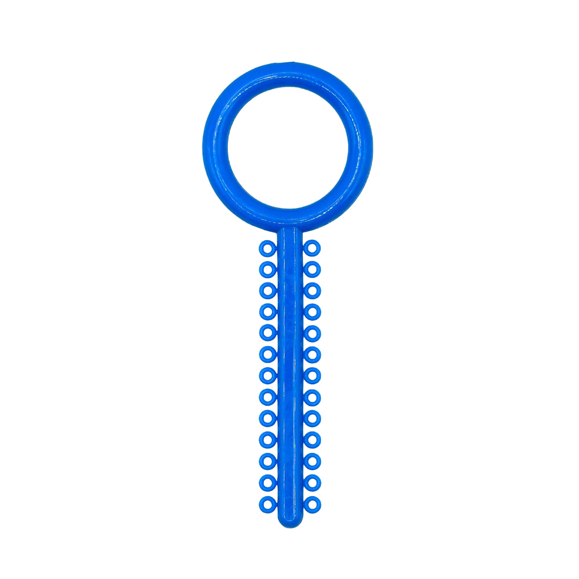 Ortho Shop .120" Diameter Elastic Ligature Ring Ties, Ocean Blue, 1040/Pk - Ortho Shop .120" Diameter Elastic Ligature Ring Ties, Ocean Blue, 1040/Pk - Image 1