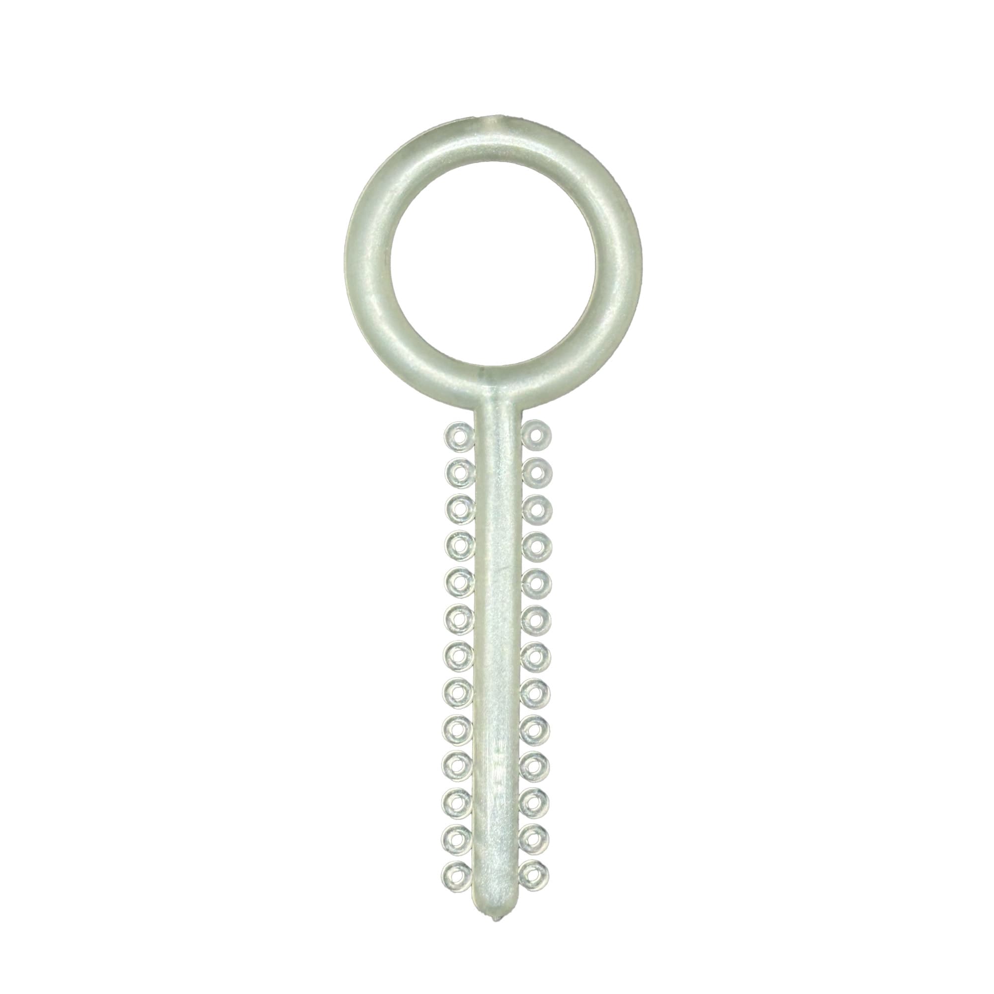 Ortho Shop .120" Diameter Elastic Ligature Ring Ties, Pearl, 1040/Pk - Ortho Shop .120" Diameter Elastic Ligature Ring Ties, Pearl, 1040/Pk - Image 1