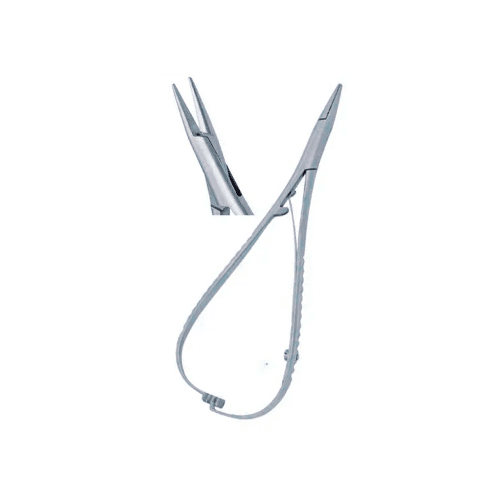 OrthodentalUsaCorp 14cm Mathieu Stainless Steel Needle Holder, Serrated, 1/Pk - OrthodentalUsaCorp 14cm Mathieu Stainless Steel Needle Holder, Serrated, 1/Pk - Image 1