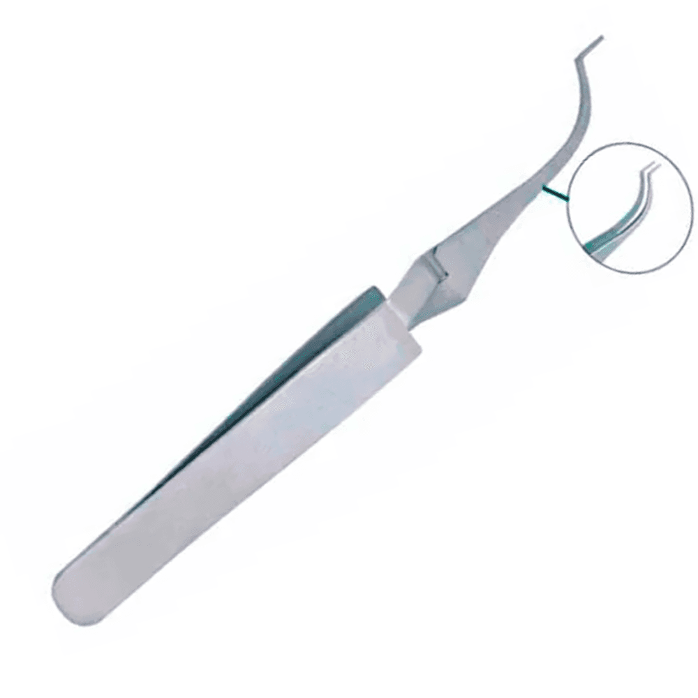 OrthodentalUsaCorp Stainless Steel Cross Action Buccal Tube Tweezer, 1/Pk - OrthodentalUsaCorp Stainless Steel Cross Action Buccal Tube Tweezer, 1/Pk - Image 1