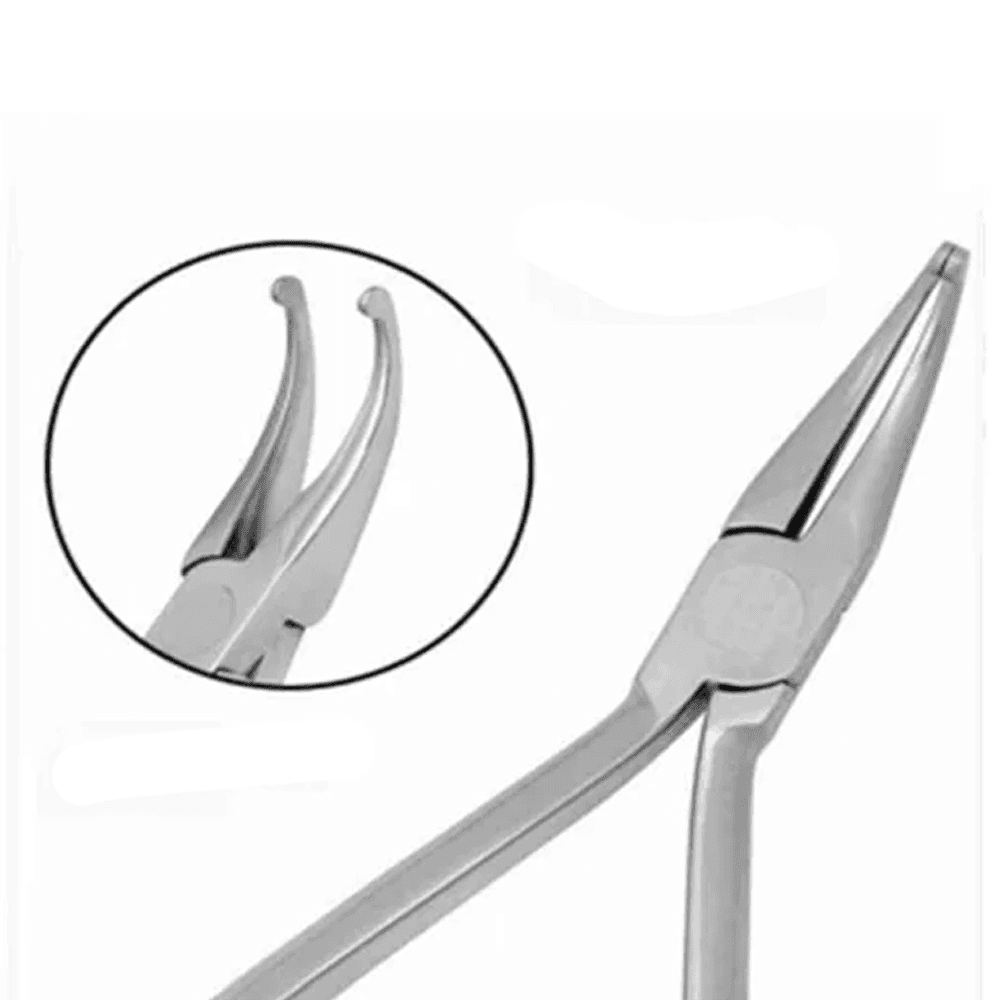 OrthodentalUsaCorp 3mm How Stainless Steel Utility Plier, Curved, 1/Pk - OrthodentalUsaCorp 3mm How Stainless Steel Utility Plier, Curved, 1/Pk - Image 1