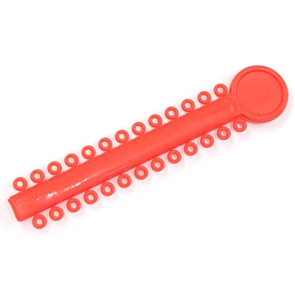 OrthoExtent Orthodontic Ligature Ties, Autumn Orange, 26 Ties per Stick, 1040 Ties per Bag - OrthoExtent Orthodontic Ligature Ties Autumn Orange. 26 ties on each stick - Image 1