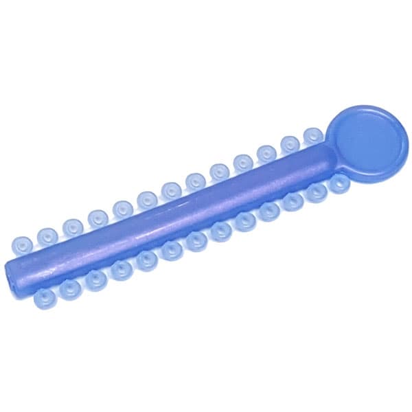 OrthoExtent Orthodontic Ligature Ties, Baby Blue, 26 Ties per Stick, 1040 Ties per Bag - OrthoExtent Orthodontic Ligature Ties Baby Blue. 26 ties on each stick. 1040 - Image 1