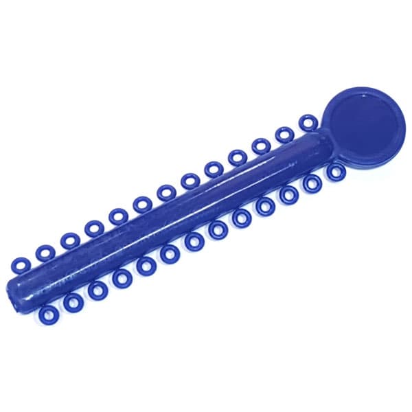 OrthoExtent Orthodontic Ligature Ties, Blue, 26 Ties per Stick, 1040 Ties per Bag - OrthoExtent Orthodontic Ligature Ties Blue. 26 ties on each stick. 1040 ties - Image 1