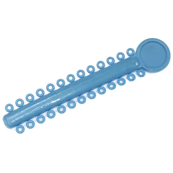 OrthoExtent Orthodontic Ligature Ties, Cyan, 26 Ties per Stick, 1040 Ties per Bag - OrthoExtent Orthodontic Ligature Ties Cyan. 26 ties on each stick. 1040 ties - Image 1