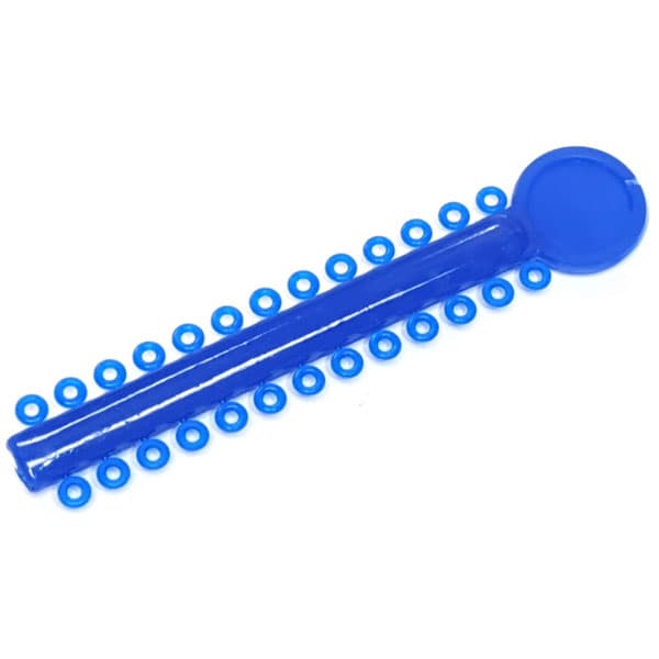 OrthoExtent Orthodontic Ligature Ties, Gem Blue, 26 Ties per Stick, 1040 Ties per Bag - OrthoExtent Orthodontic Ligature Ties Gem Blue. 26 ties on each stick. 1040 - Image 1