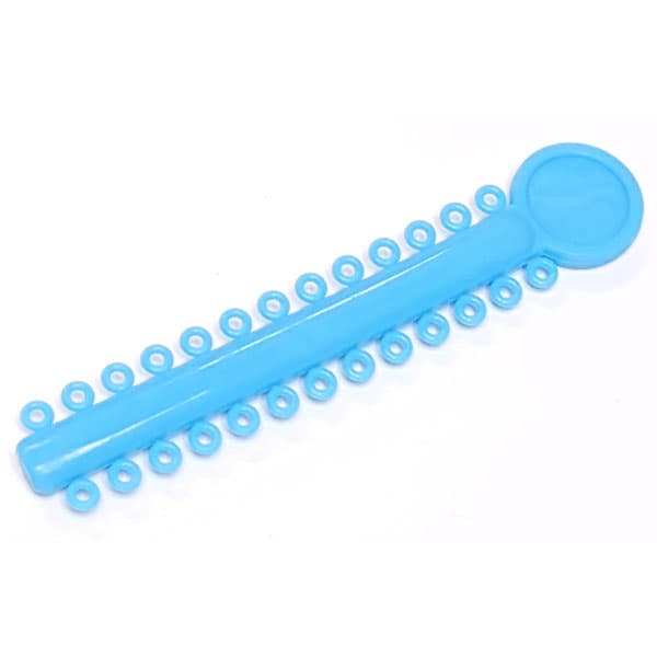 OrthoExtent Orthodontic Ligature Ties, Lake Blue, 26 Ties per Stick, 1040 Ties per Bag - OrthoExtent Orthodontic Ligature Ties Lake Blue. 26 ties on each stick. 1040 - Image 1