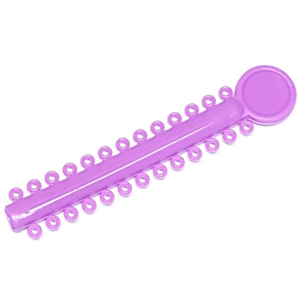 OrthoExtent Orthodontic Ligature Ties, Light Purple, 26 Ties per Stick, 1040 Ties per Bag - OrthoExtent Orthodontic Ligature Ties Light Purple. 26 ties on each stick. 1040 - Image 1
