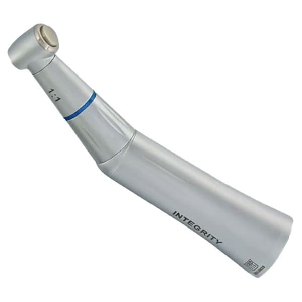 Osseo Scientific Integrity Euro 1:1 Contra Angle Handpiece, Push-Button Chuck for RA Burs, Replaceable Head - Integrity Euro 1:1 Contra Angle. Push-button chuck for RA burs. Idea for cavity - Image 1