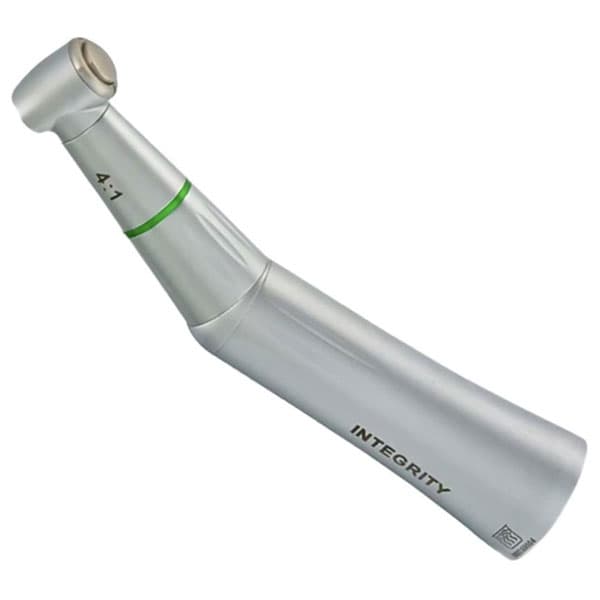 Integrity Euro 4:1 Reducing Contra Angle, Push-Button Chuck for RA Burs, Replaceable Head - Integrity Euro 4:1 Reducing Contra Angle. Push-button chuck for RA burs. Idea - Image 1