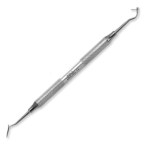 Osung #3 Woodson Plastic Filling Instrument, Stainless Steel Handle, Paddle/Plugger Tips 3.1mm/3.0mm - Osung #3 Woodson Plastic Filling Instrument with a Stainless Steel handle. Tip - Image 1
