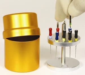 Osung Endo Sterilization Can, Silver, Holds 20 Files/Reamers, D-EAB-01 - Osung Endo Sterlization Can - Silver - Image 1