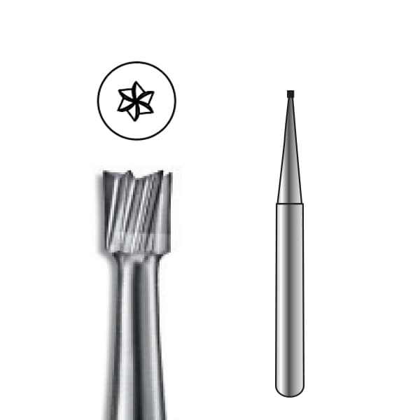 Pac-Dent RA #33 1/2 Inverted Cone Carbide Bur, Clinic Pack of 100 Burs - Pac-Dent RA #33 1/2 Inverted Cone Carbide Bur, Clinic Pack of 100 Burs. - Image 1