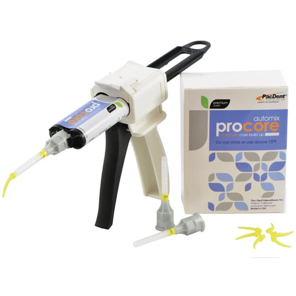 ProCore Dual Cure Core Build-Up Intro Kit, Shade A2, Single Kit, 01KVA9S39DCBRK12NRF0B39AMG - ProCore Dual Cure Core Build-Up Intro Kit, Shade A2, Single Kit. Includes: - Image 1