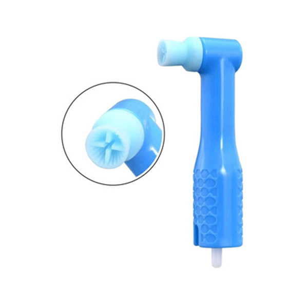 MaxPro 2 Blue Disposable Prophy Angle, Soft Cup, 100/Box - MaxPro 2 Blue Disposable Prophy Angle, Soft Cup, 100/Box - Image 1