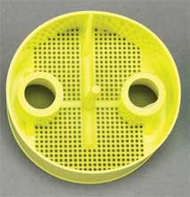 Palmero 2 1/4" Evacuation Traps, Yellow, 144/Box - Palmero - 2 1/4' Evacuation Traps (Yellow) 144Bx - Image 1