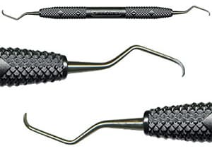 Amazing Gracey 7/8 DE Gracey Curette, 6 1/2" Long, 3/8" Diameter Resin Handle, Orca Black - Amazing Gracey 7/8 DE Gracey Curette, 6 1/2" long. 3/8" Diameter Resin, Orca - Image 1
