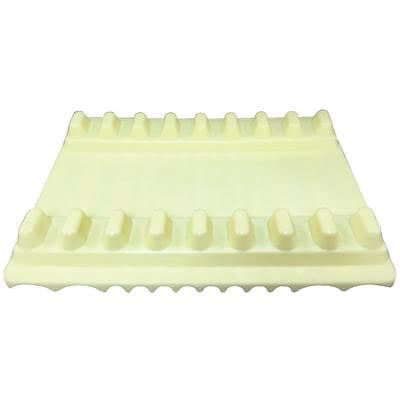 Plasdent Reversible Instrument Mat, Small, Yellow, 5-3/16" x 4-1/8", Holds 8 or 12 Instruments, Autoclavable - Instrument Mats, Small - Yellow - Image 1