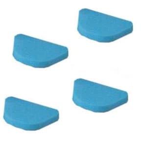 Plasdent Foam Inserts for Denture Boxes, Blue, 3 3/4" x 2 5/8" x 1/2", Package of 1000 - Plasdent Foam Inserts for Denture Boxes, Blue, 3 3/4" x 2 5/8" x 1/2", Package - Image 1