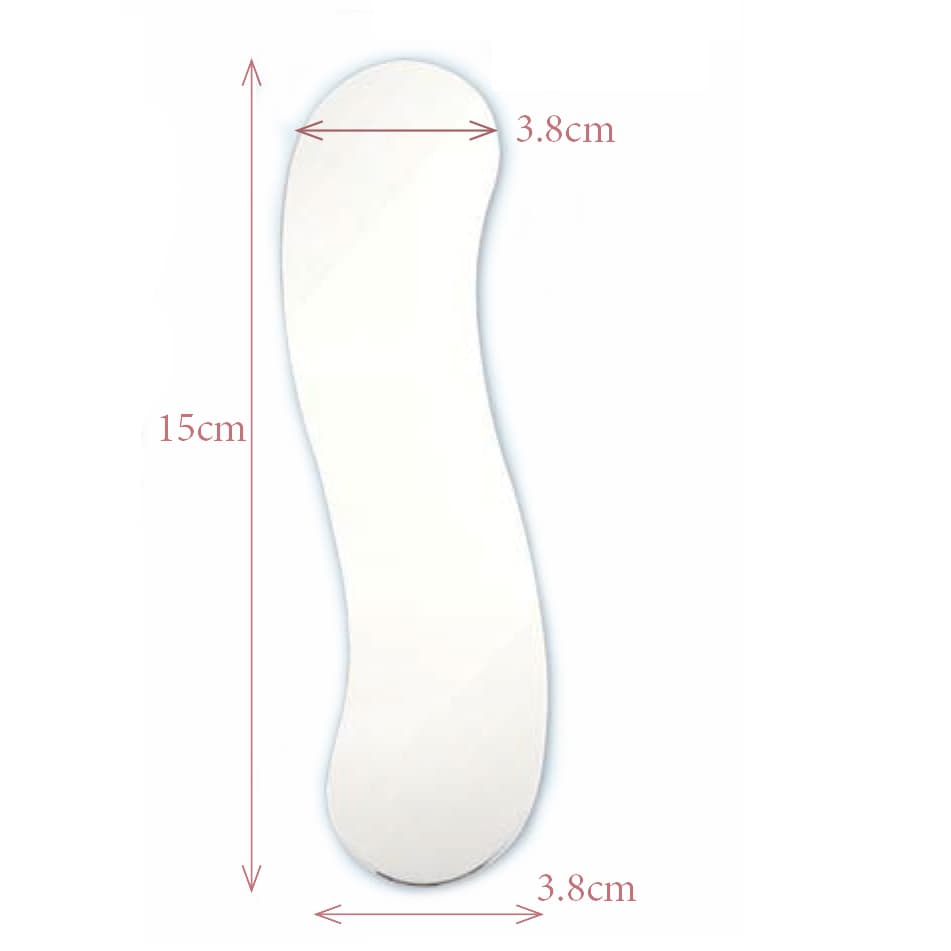 Plasdent Lingual Intraoral Photography Mirror, Double-Sided, 1 1/2" x 6" x 1 1/2", Stainless Steel - Plasdent Lingual Intraoral Photography Mirror, 1 1/2"x 6"x 1 1/2", single - Image 1