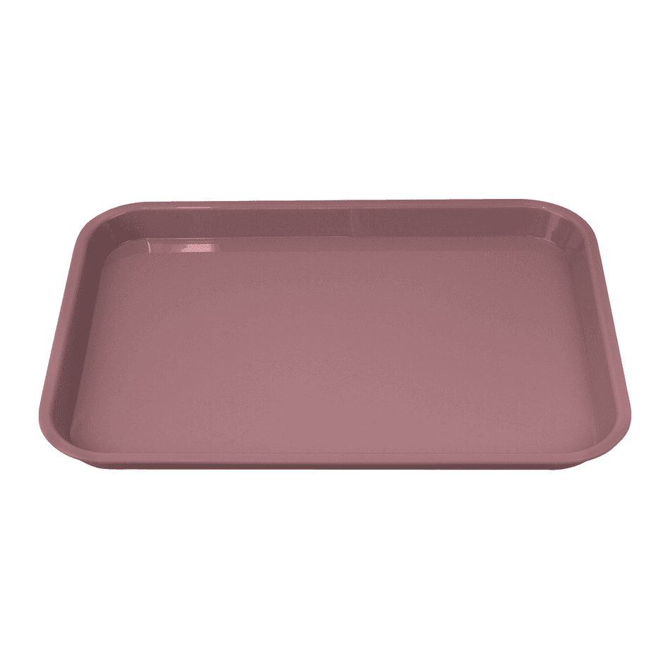 Plasdent Spectrum Lockable Flat Set-Up Tray, Size B, Mauve, 13-1/2" x 9-5/8" x 7/8", 1/Pk - Spectrum Lockable Flat Tray Size B - Image 1
